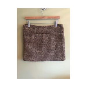Brown Tweed skirt